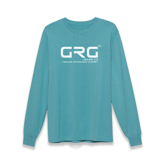 Aqua GRG™ SUPIMA® Cotton 6oz Long Sleeve T-Shirt
