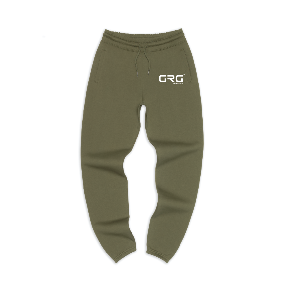Military Olive GRG™ GOTS® Organic Cotton Sweatpants