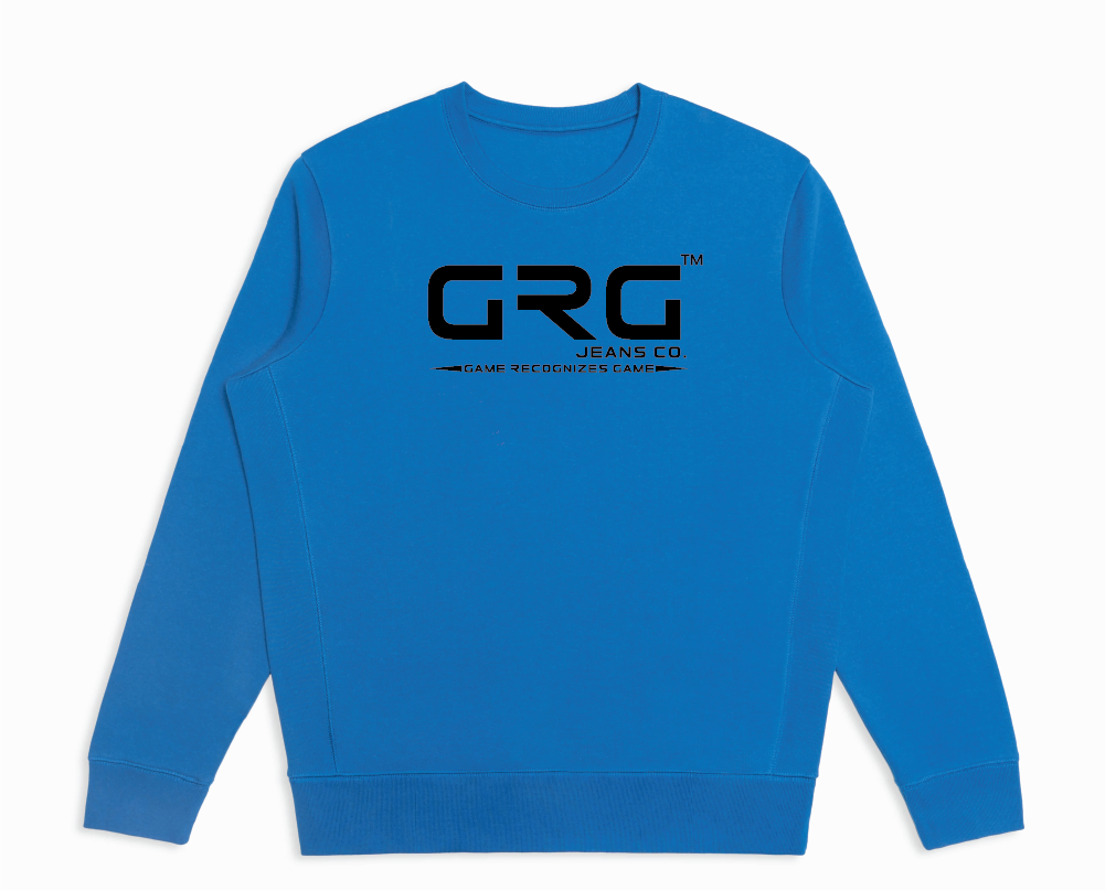 French Blue GRG™ GOTS® Organic Cotton Crewneck Sweatshirt