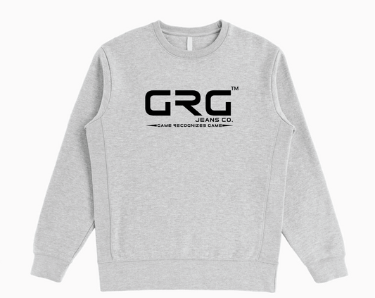 Heather Grey GRG™ GOTS® Organic Cotton Crewneck Sweatshirt