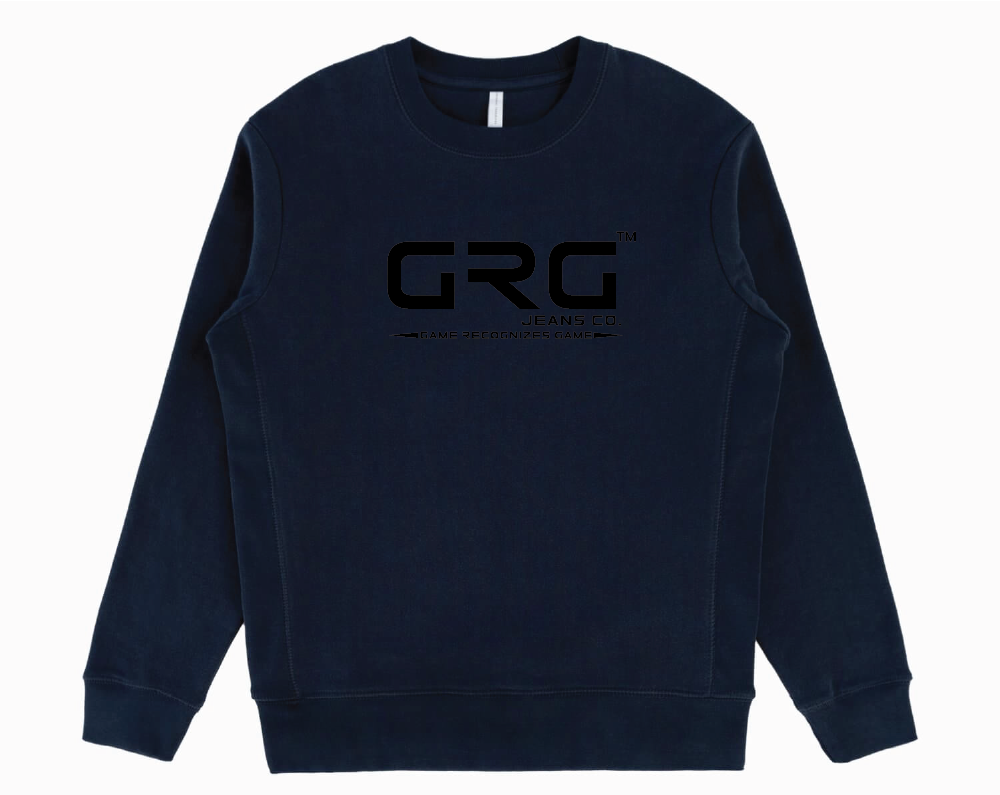 Ocean Navy GRG™ GOTS® Organic Cotton Crewneck Sweatshirt