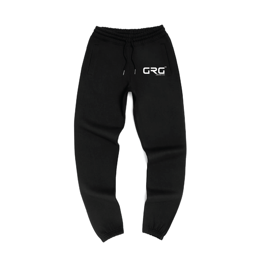 Black GRG™ GOTS® Organic Cotton Sweatpants