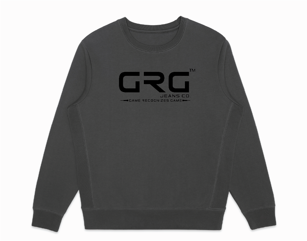 Slate GRG™ GOTS® Organic Cotton Crewneck Sweatshirt