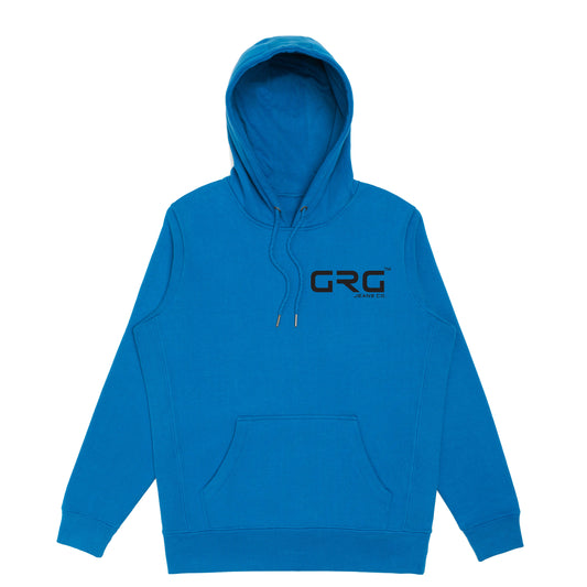 French Blue GRG™ GOTS® Organic Cotton Hooded Sweatshirt