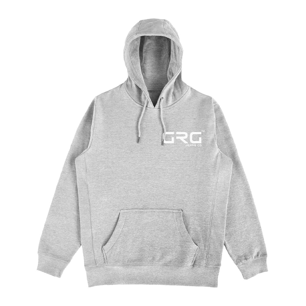 Heather Grey GRG™ GOTS® Organic Cotton Hooded Sweatshirt
