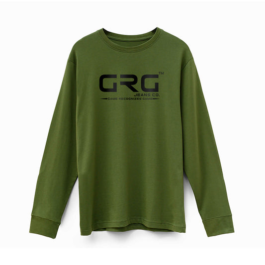 Military Olive GRG™ SUPIMA® Cotton 6oz Long Sleeve T-Shirt