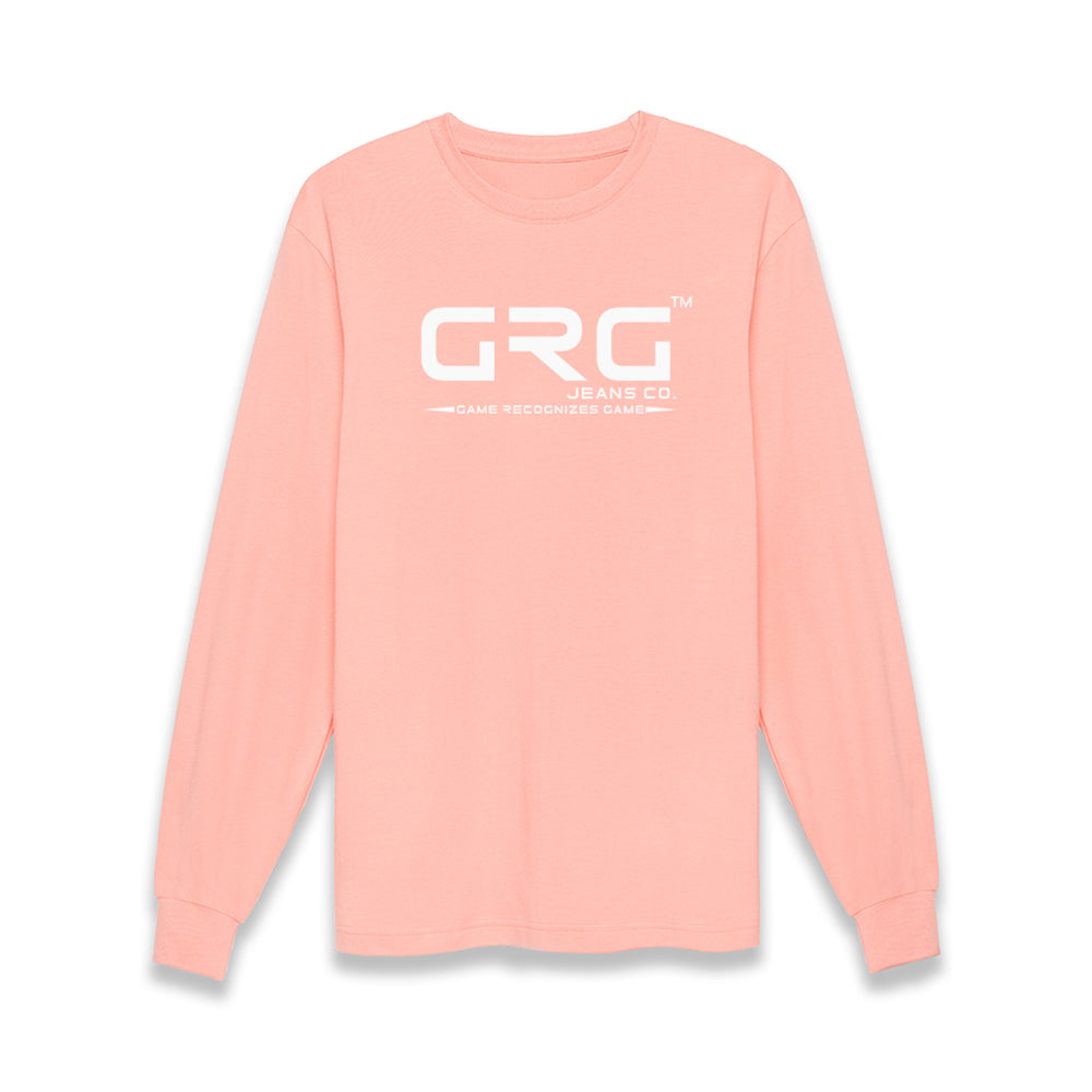 Salmon GRG™ SUPIMA® Cotton 6oz Long Sleeve T-Shirt